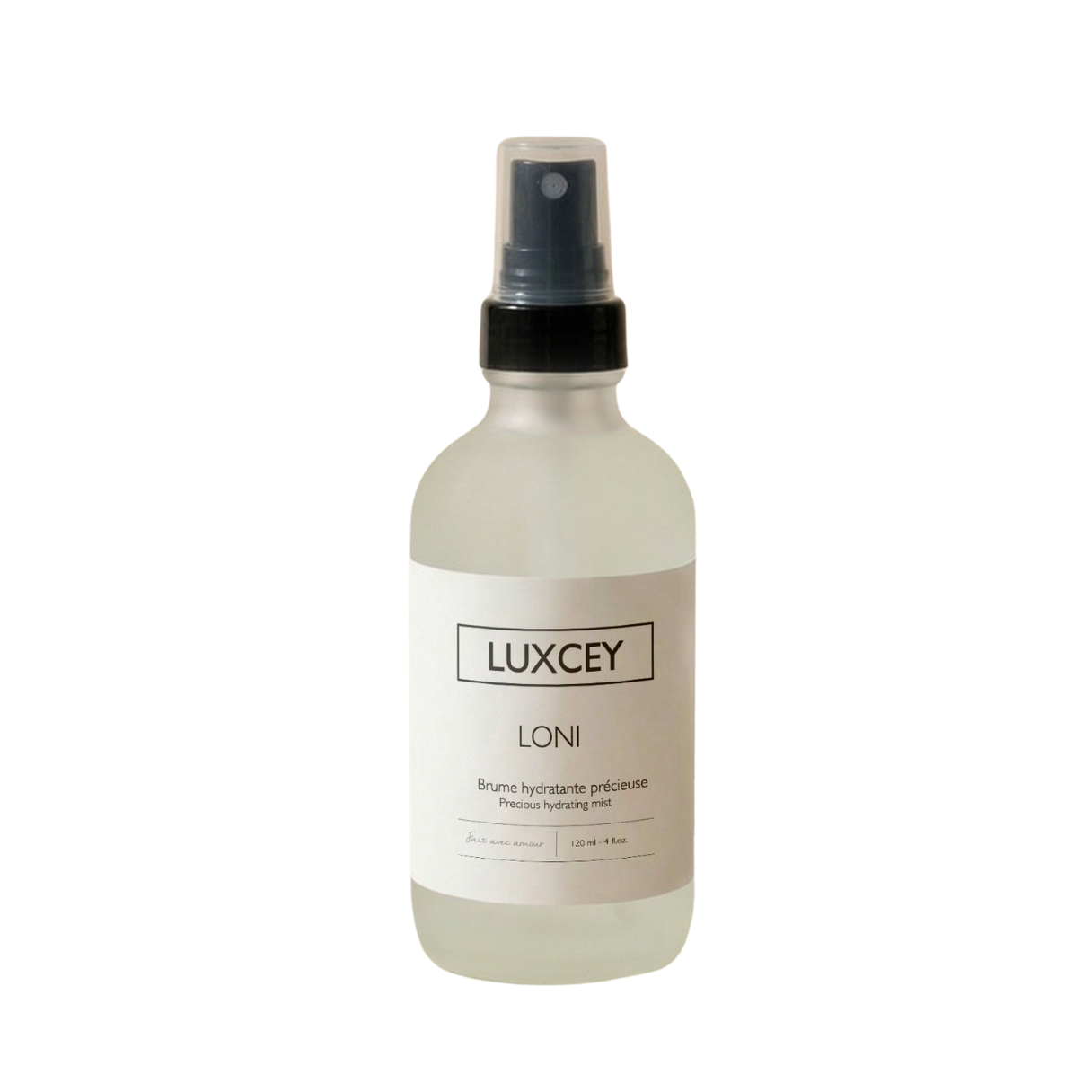 LUXCEY bottle on a white background