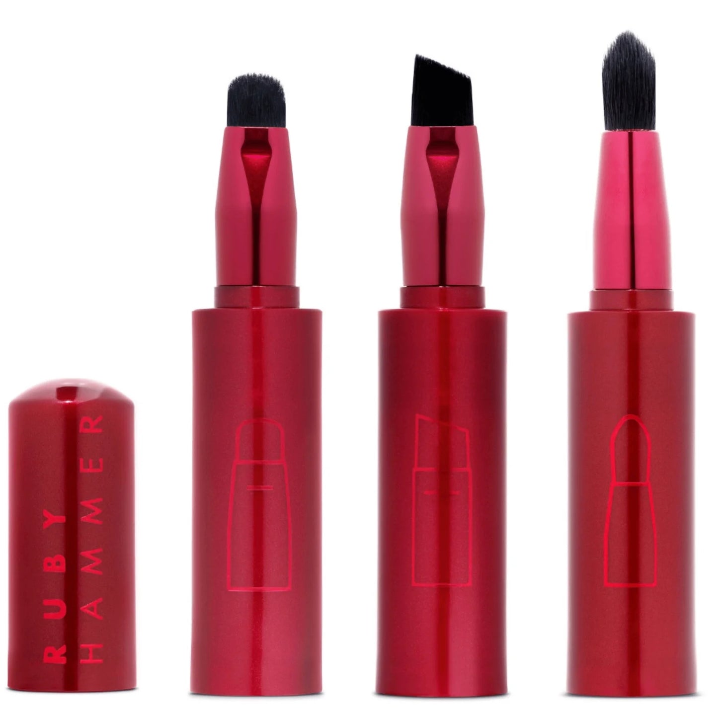 Ruby Hammer - 01 Magnetic Brush Set