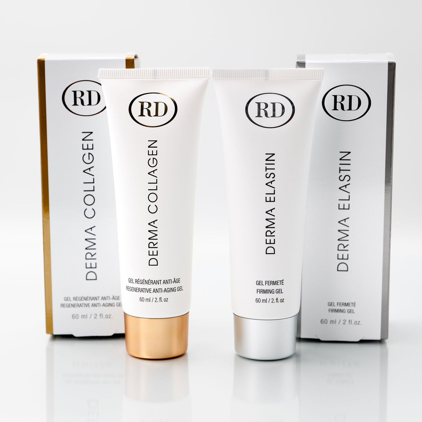 Derma Collagen Regenerative Anti - Aging Gel & Derma Elastin Firming Gel Duo 60ml - Espace Skins Montreal