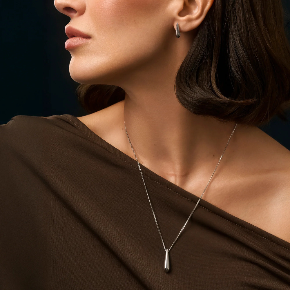 Natalia Silver Stud Earrings