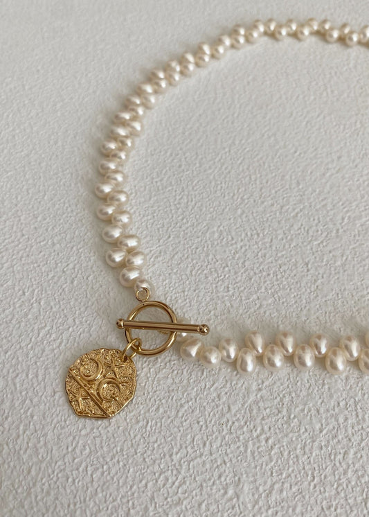 Necklace Milos pearl - Espace Skins Montreal