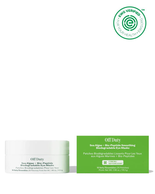 Off Duty™ Sea Algae + Bio - Peptide Smoothing Biodegradable Eye Masks (60 patches) - Espace Skins Montreal