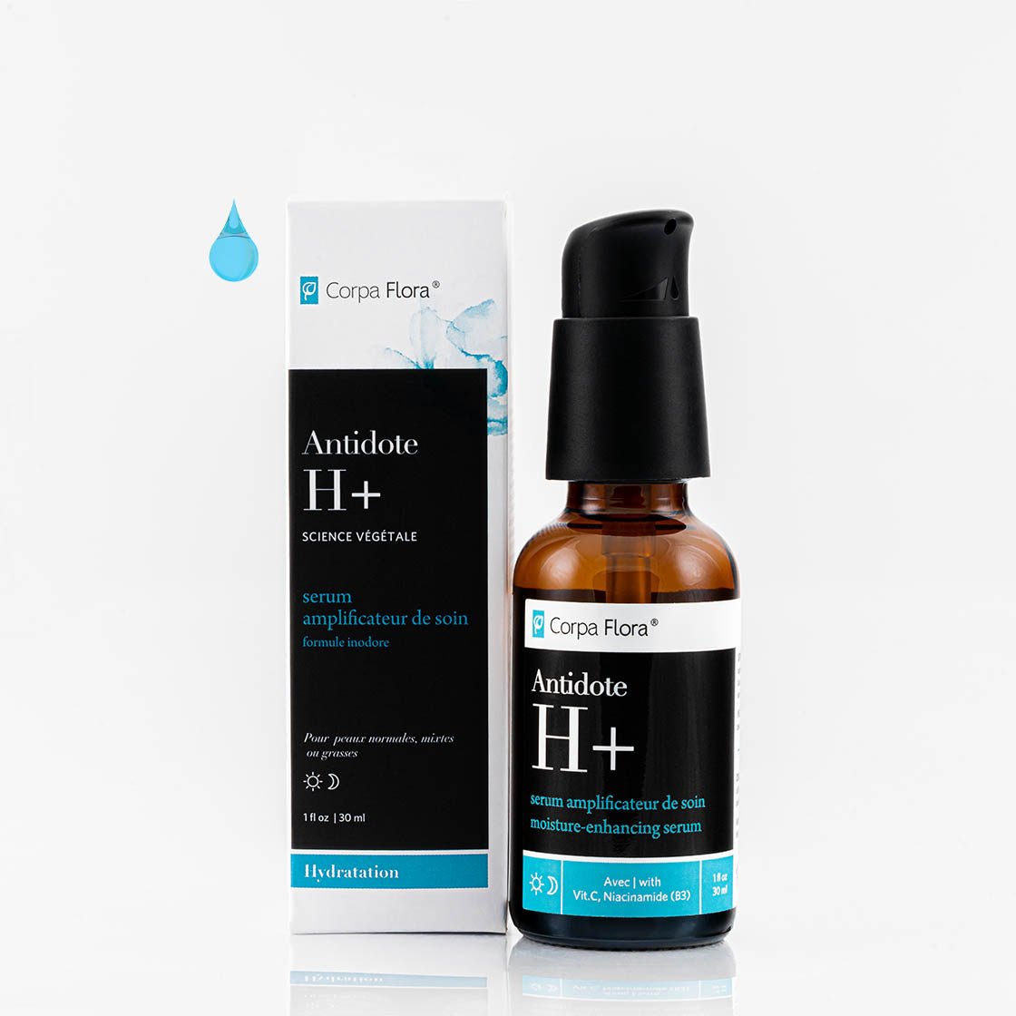 Antidote H+ Hydration (1oz | 30ml) - Hydration Enhancer - Espace Skins Montreal