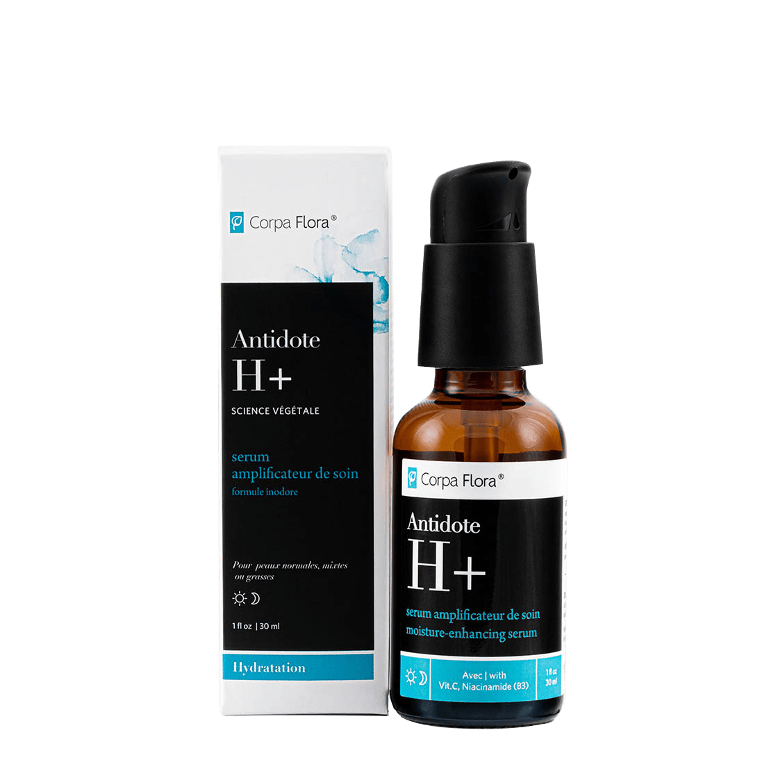 Antidote H+ Hydration (1oz | 30ml) - Hydration Enhancer - Espace Skins Montreal