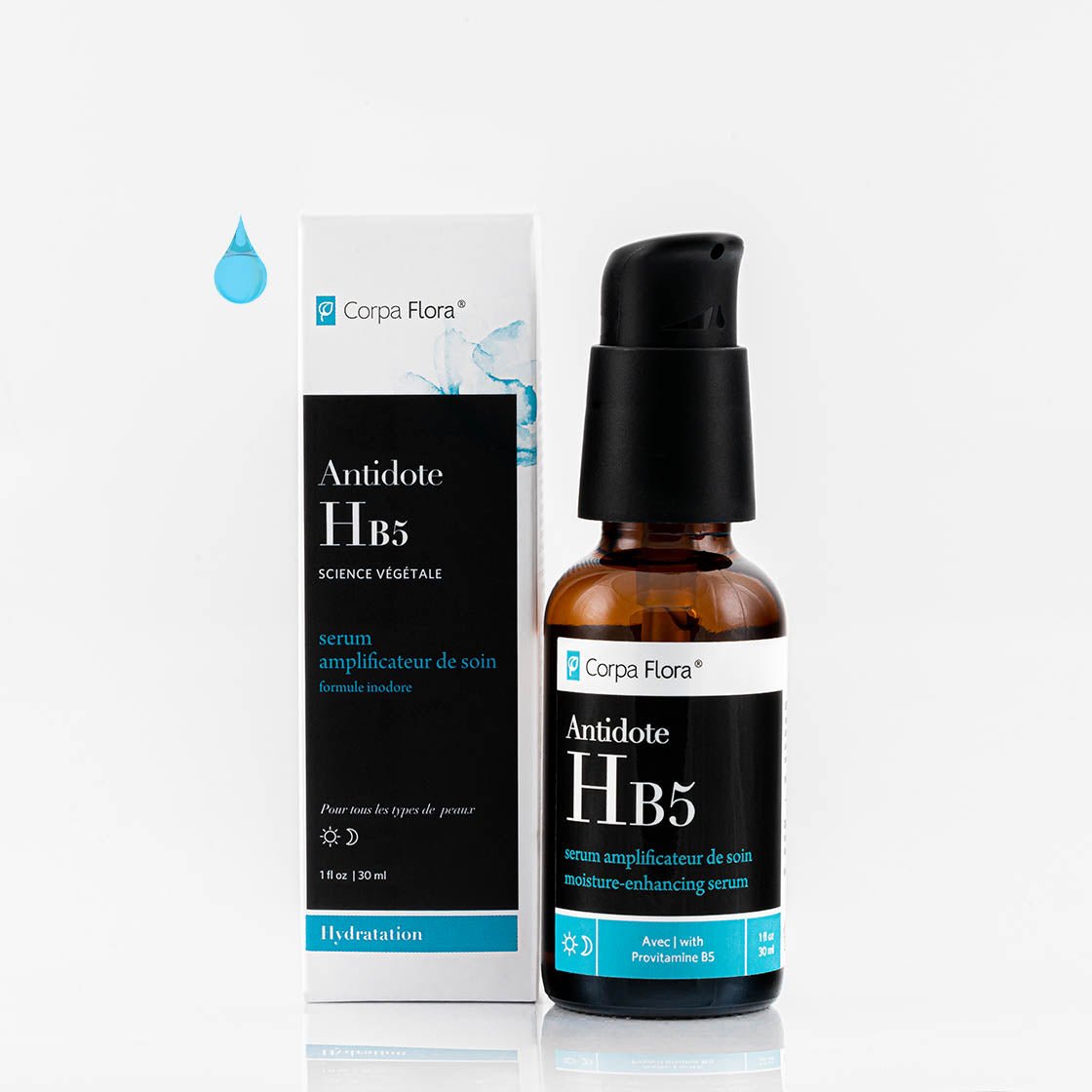 ANTIDOTE H(B5) - Hydration Enhancer 1oz | 30ml 5% Propanediol - Espace Skins Montreal