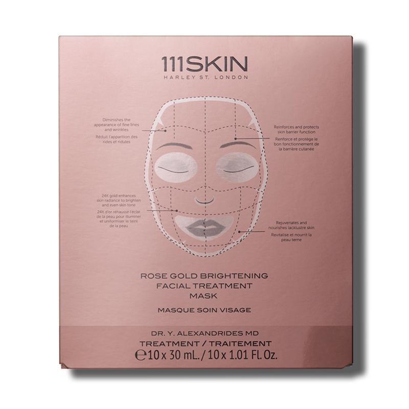 Rose Gold Brightening Facial Treatment Mask BOX (5) - Espace Skins Montreal