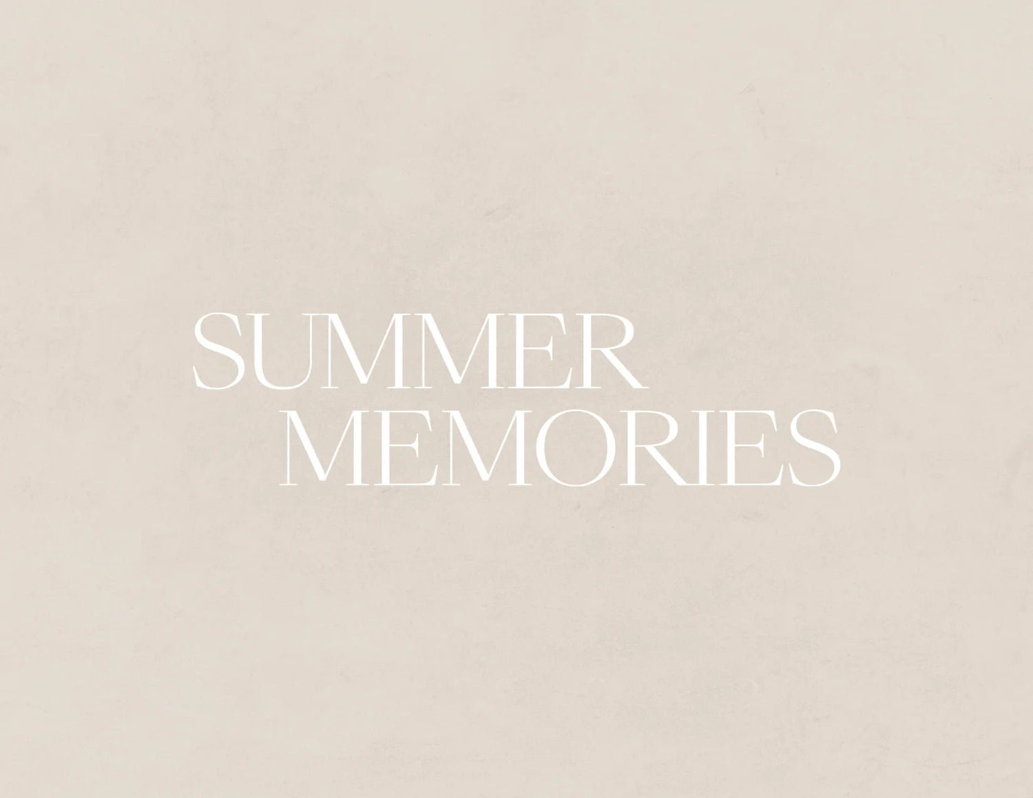 Summer Memories