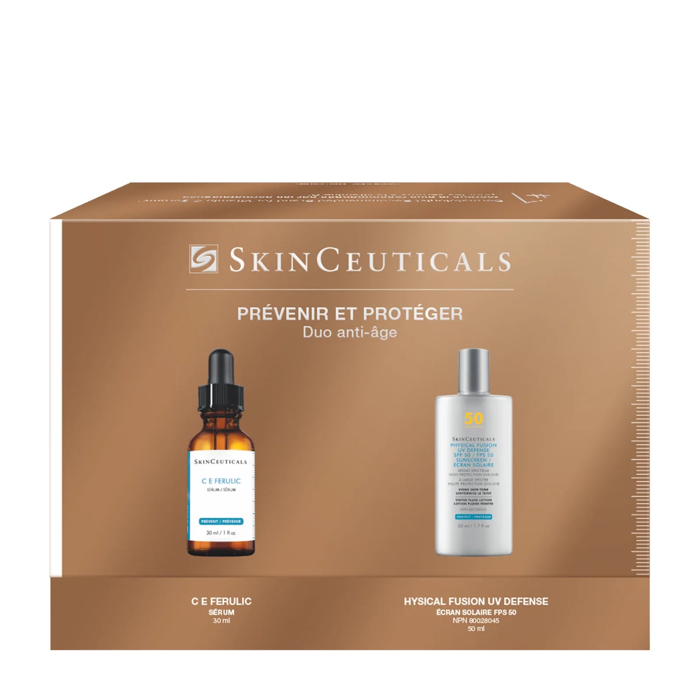 SkinCeuticals – Duo Prévenir & Protéger C E Ferulic + SPF 50 (Teinté)