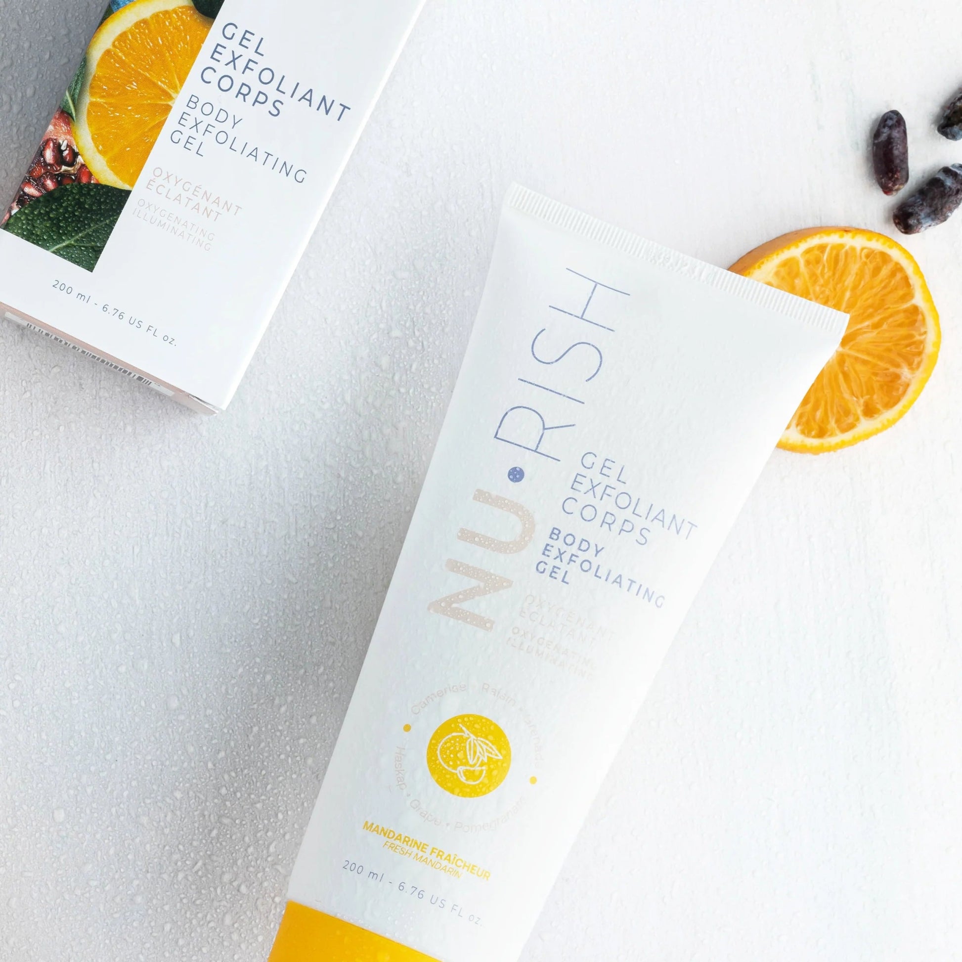 FRESH MANDARIN BODY EXFOLIATING GEL - Espace Skins Montreal